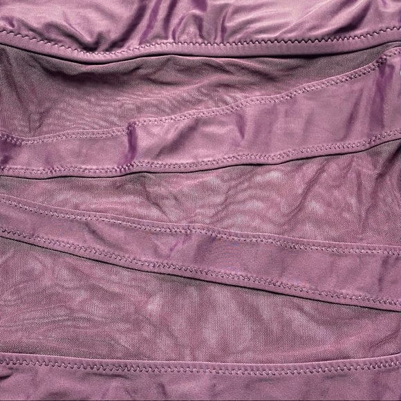 Mossimo Plum Purple Strapless One Piece Swimsuit - Picture 4 of 4